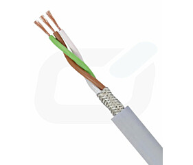 CABO SINAL USO MÓVEL 3 X 0,25mm² VIAS COL PP BT SN 300V PVC OIL RESISTANT CZ