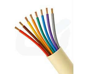 CABO MANGA 8 X 26AWG S/B VIAS COL 300V PVC 70C VERDE/PALHA