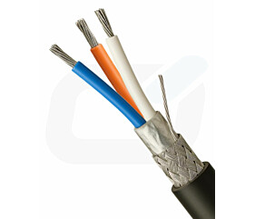 CABO RS485 MODBUS 120 OHMS 1P X 22AWG + 1 X 22AWG SN BFA+BTE CL2 300V PVC 70C ANTI-UV PR 