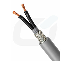 CABO CONTROLE 2 X 1,0mm PP CL6 BT SN USO MOVEL 300/500V OIL-RESISTANT PVC 70C CZ